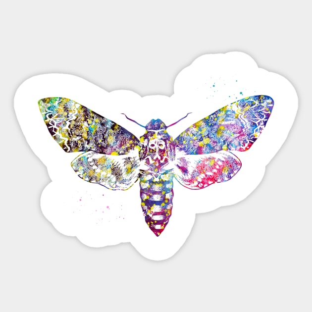 Moth Sticker by erzebeth